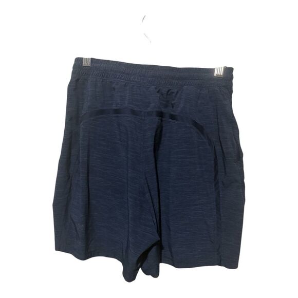 LULULEMON Pace Breaker Short Mens Small Heather Navy Blue - Picture 7 of 9